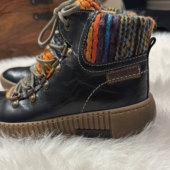 Josef Seibel Multicolor Ankle Boots Size EU37 pre-owned. - Picture 4 of 9